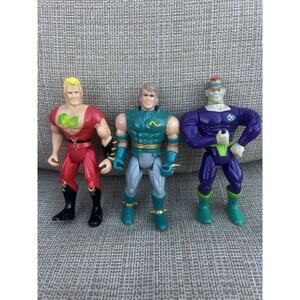 Vintage Double Dragon Action Figures TYCO 1993 Vortex Jimmy Lee Sickle